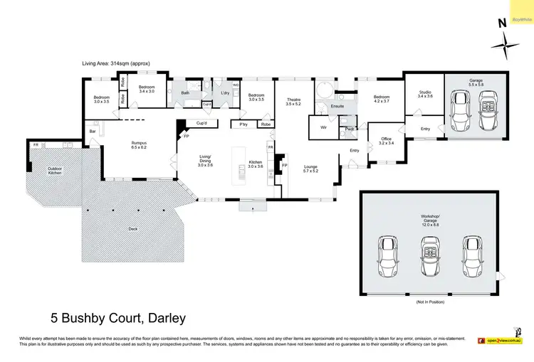 Floorplan of Homely house listing, 5 Bushby Court, Darley VIC 3340