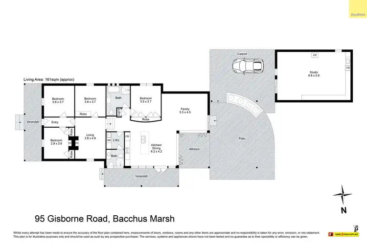Floorplan of Homely house listing, 95 Gisborne Road, Bacchus Marsh VIC 3340