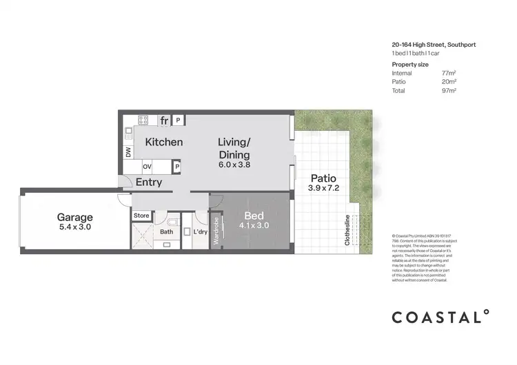 Floorplan of Homely villa listing, 20/164 High Street, Southport QLD 4215