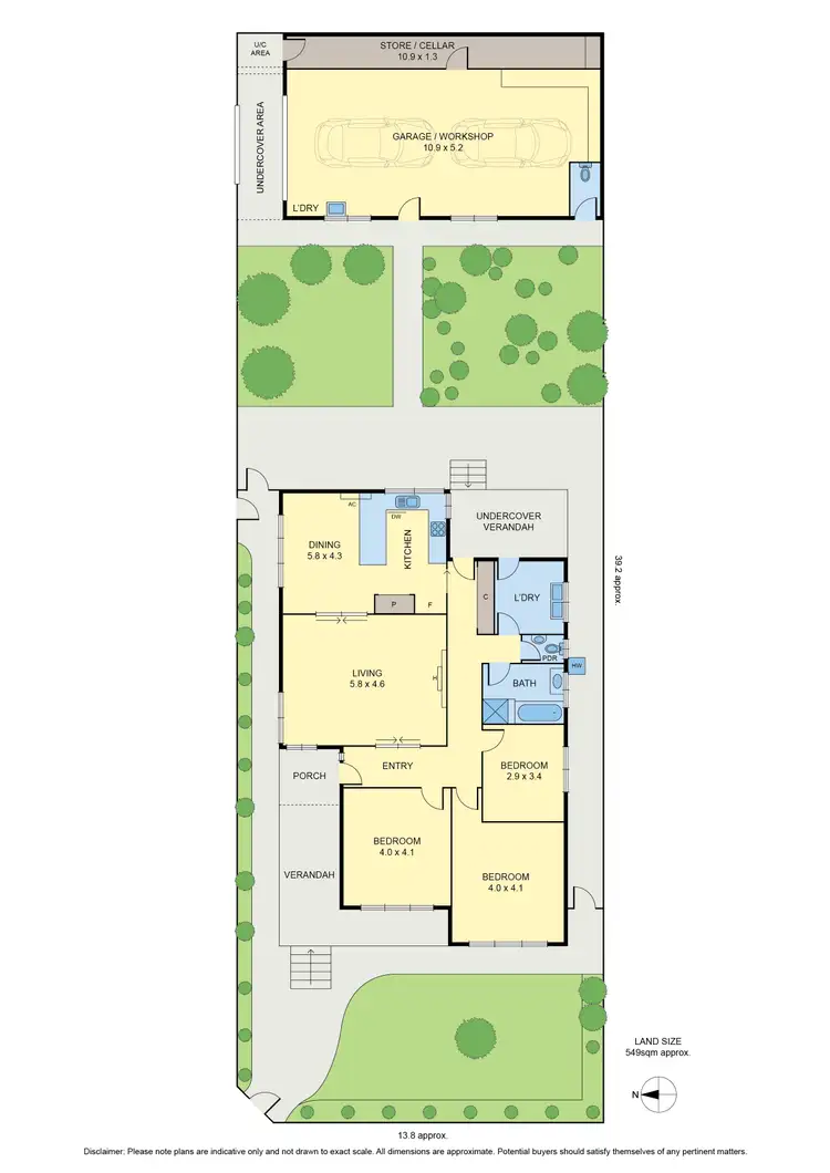 Floorplan of Homely house listing, 20 De Carle Street, Coburg VIC 3058