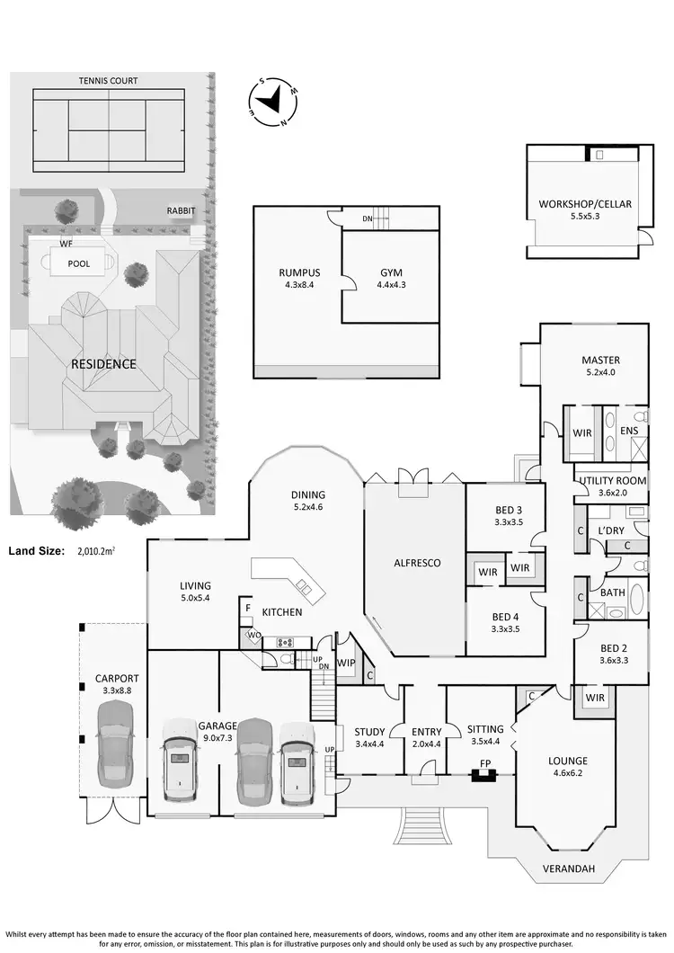 Floorplan of Homely house listing, 8 The Ridge, Mount Eliza VIC 3930