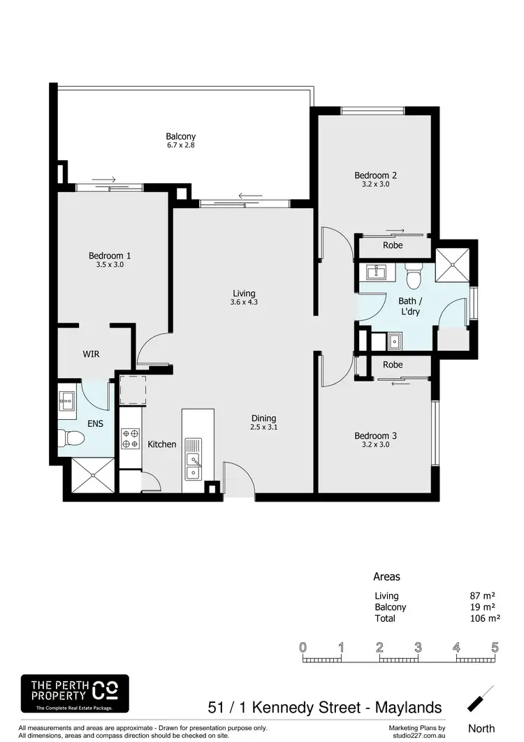 Floorplan of Homely apartment listing, 51/1 Kennedy Street, Maylands WA 6051