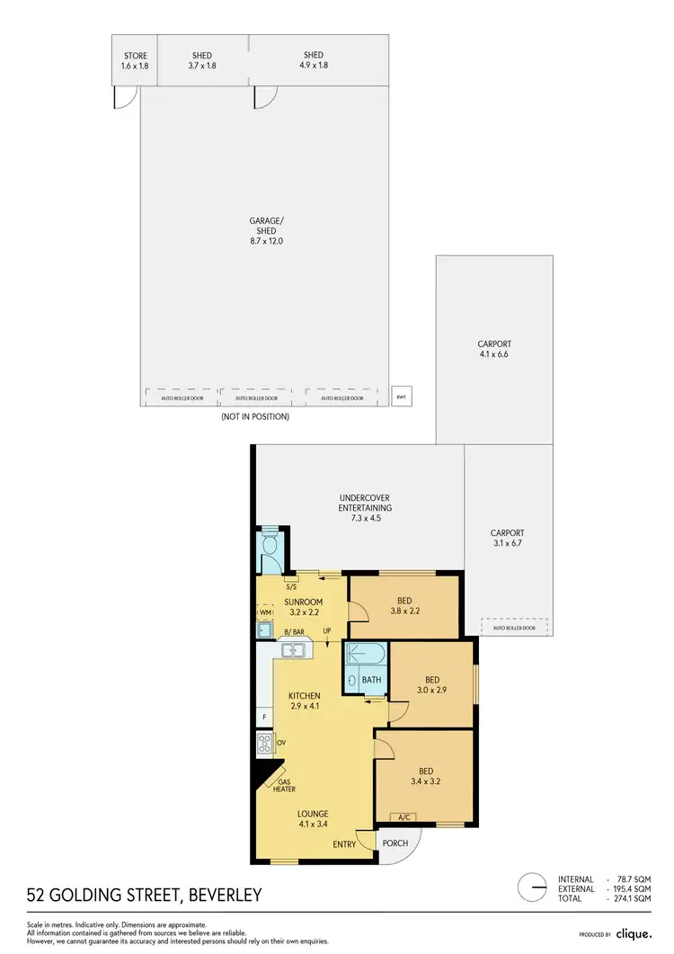 Floorplan of Homely house listing, 52 Golding Street, Beverley SA 5009