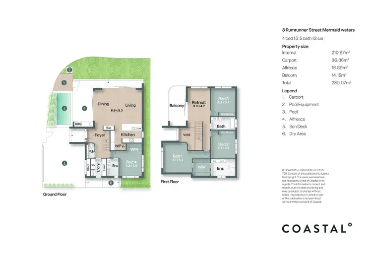 Floorplan of Homely house listing, 8 Rumrunner Street, Mermaid Waters QLD 4218
