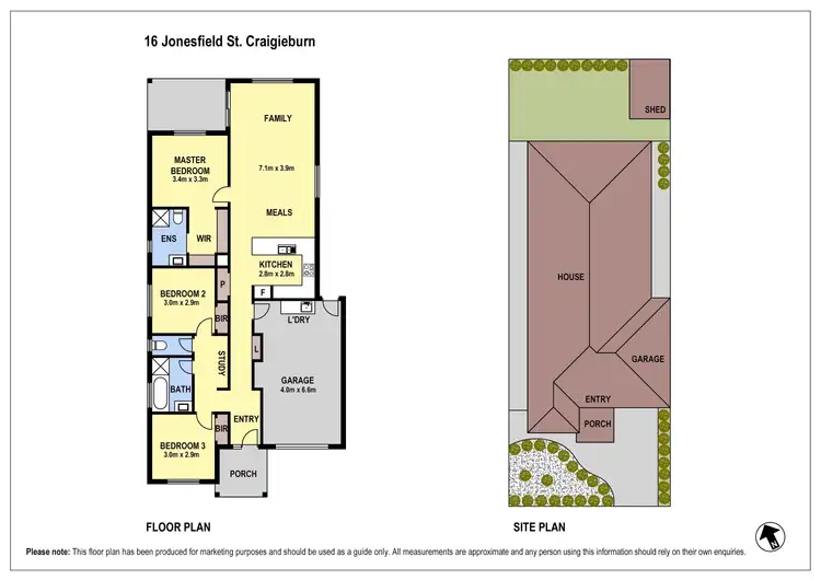 Floorplan of Homely house listing, 16 Jonesfield Street, Craigieburn VIC 3064