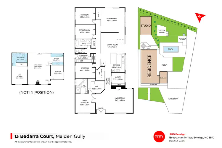 Floorplan of Homely house listing, 13 Bedarra Court, Maiden Gully VIC 3551