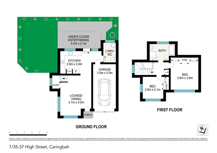 Floorplan of Homely townhouse listing, 7/35-37 High Street, Caringbah NSW 2229