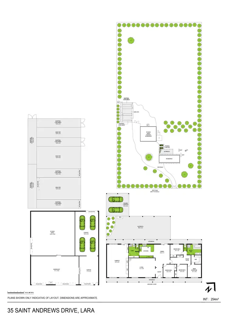 Floorplan of Homely house listing, 35 St Andrews Drive, Lara VIC 3212