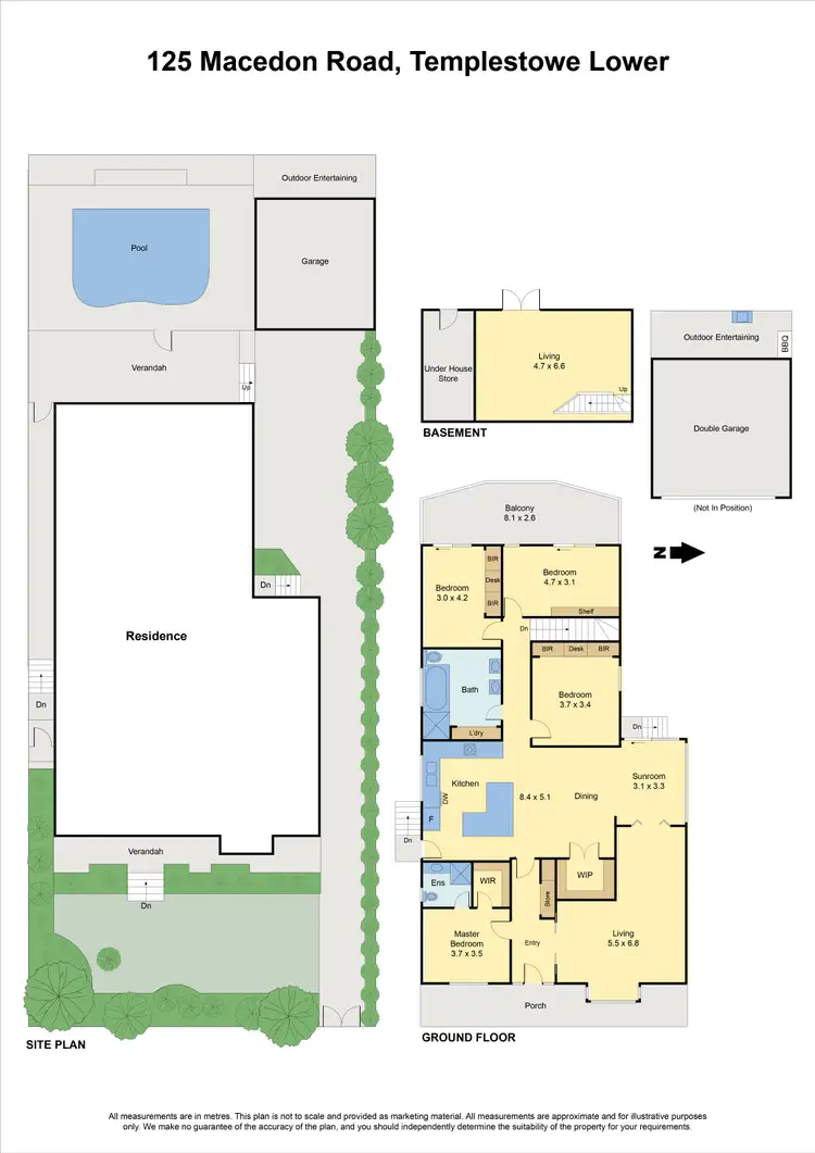 Floorplan of Homely house listing, 125 Macedon Road, Templestowe Lower VIC 3107