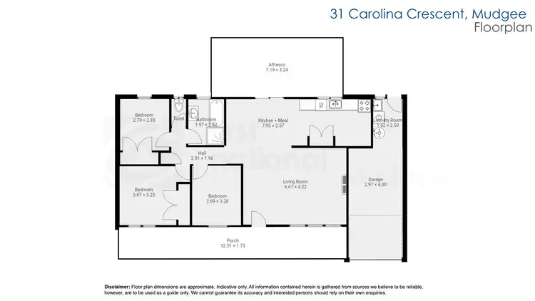 Floorplan of Homely house listing, 31 Carolina Crescent, Mudgee NSW 2850