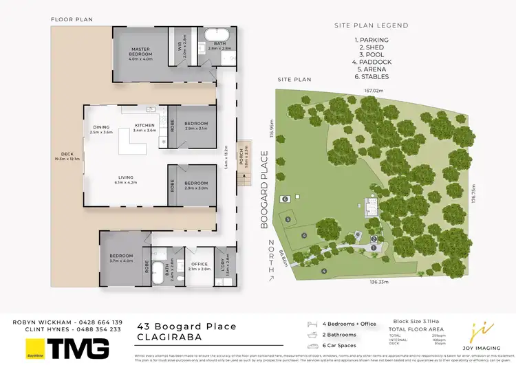 Floorplan of Homely rural property listing, 43 Boogard Place, Clagiraba QLD 4211