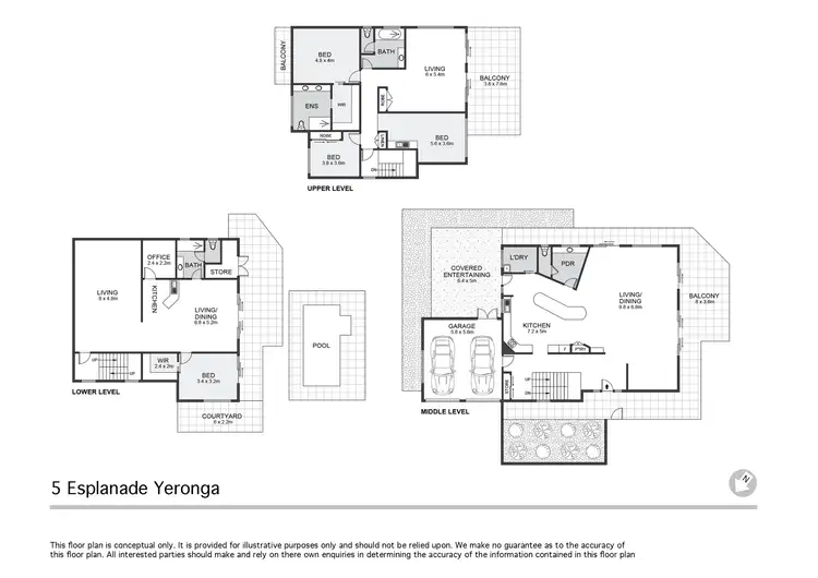 Floorplan of Homely house listing, 5 Esplanade, Yeronga QLD 4104