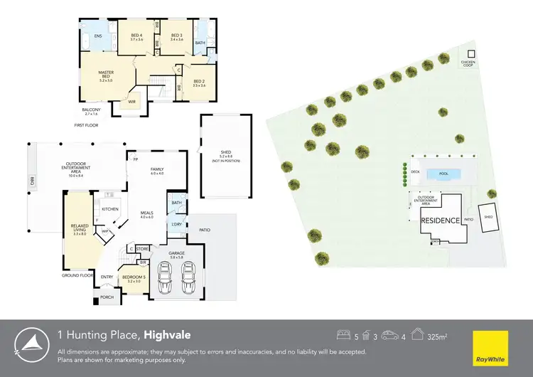 Floorplan of Homely house listing, 1 Hunting Place, Highvale QLD 4520
