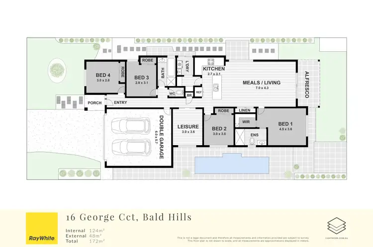 Floorplan of Homely house listing, 16 George Circuit, Bald Hills QLD 4036