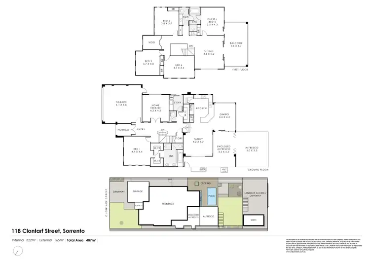Floorplan of Homely house listing, 118 Clontarf Street, Sorrento WA 6020