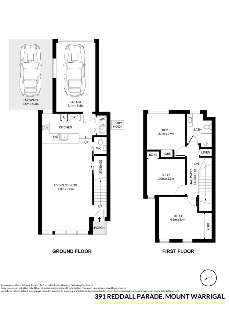 Floorplan of Homely house listing, 391 Reddall Parade, Mount Warrigal NSW 2528