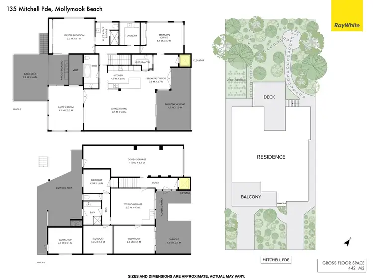 Floorplan of Homely house listing, 135 Mitchell Parade, Mollymook Beach NSW 2539