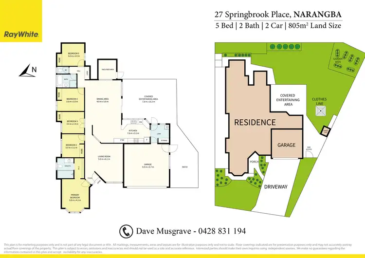 Floorplan of Homely house listing, 27 Springbrook Place, Narangba QLD 4504