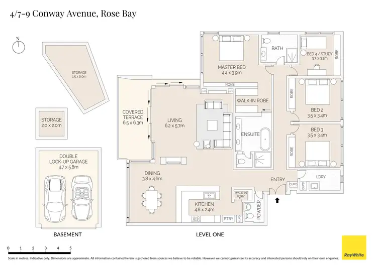 Floorplan of Homely apartment listing, 4/7-9 Conway Avenue, Rose Bay NSW 2029