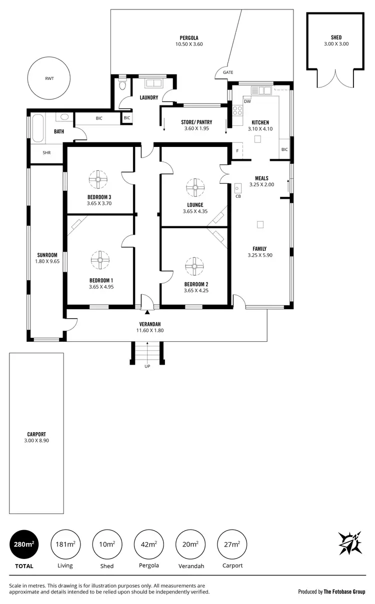 Floorplan of Homely house listing, 5 Dutton Road, Mount Barker SA 5251