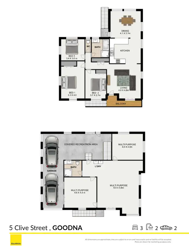 Floorplan of Homely house listing, 5 Clive Street, Goodna QLD 4300