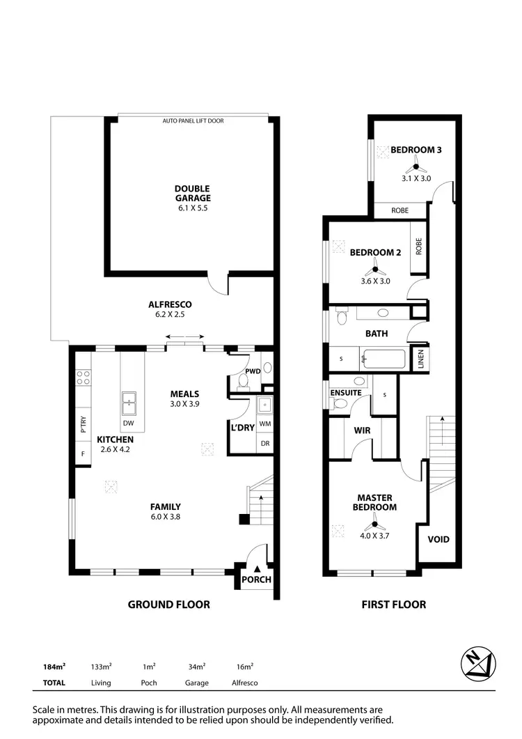 Floorplan of Homely townhouse listing, 2/20 Fourth Avenue, Cheltenham SA 5014