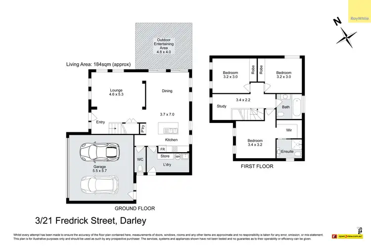 Floorplan of Homely townhouse listing, 3/21 Fredrick Street, Darley VIC 3340