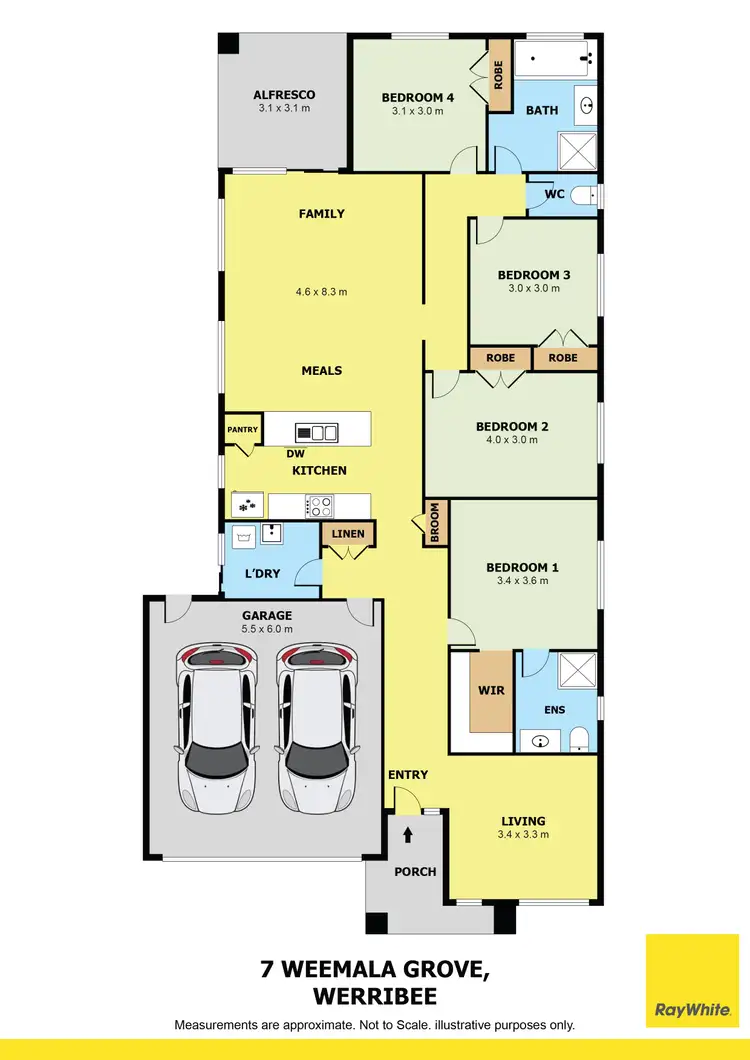 Floorplan of Homely house listing, 7 Weemala Grove, Werribee VIC 3030