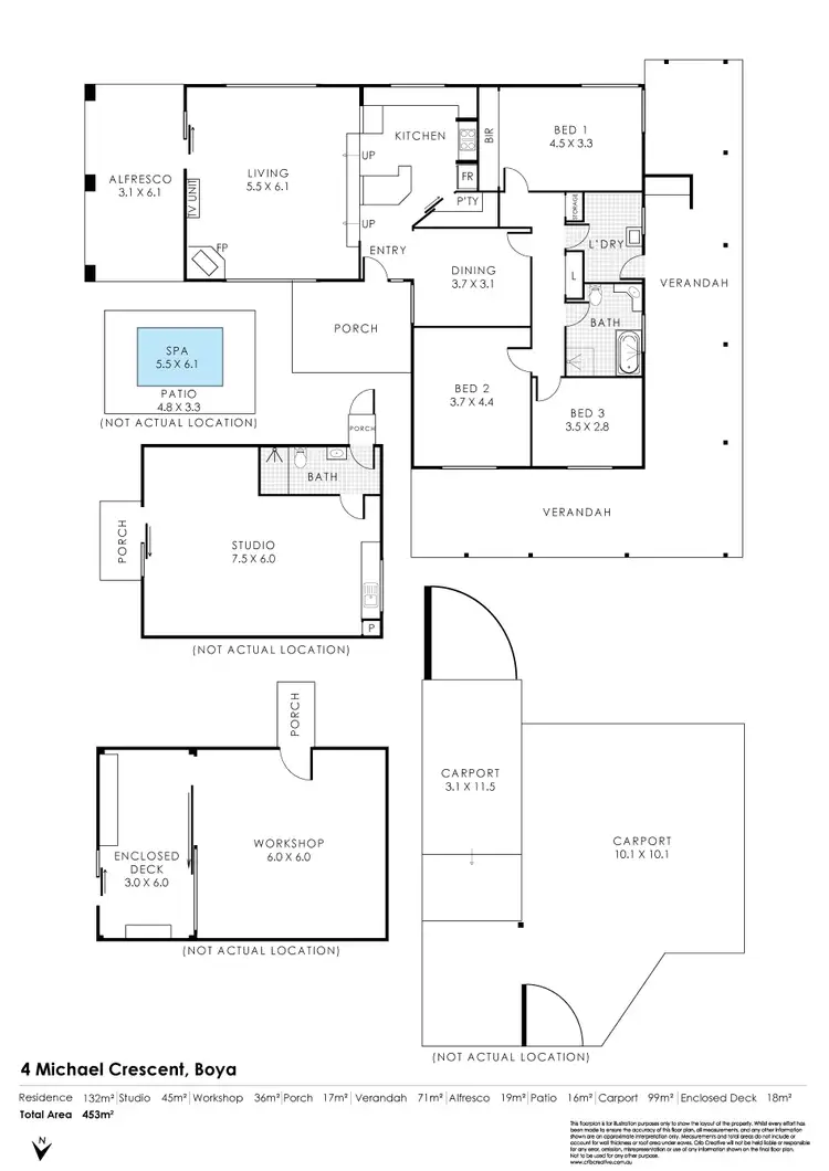 Floorplan of Homely house listing, 4 Michael Crescent, Boya WA 6056
