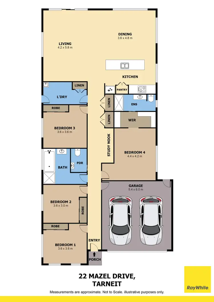 Floorplan of Homely house listing, 22 Mazel Drive, Tarneit VIC 3029