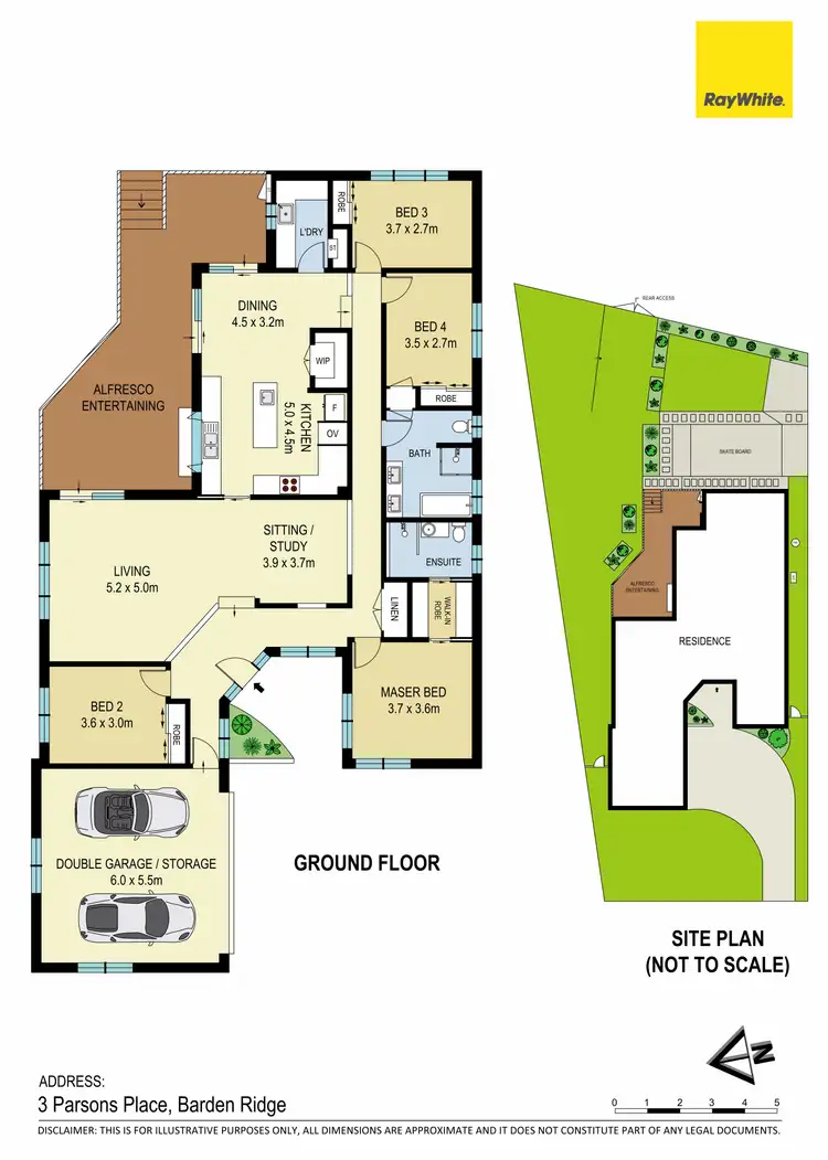 Floorplan of Homely house listing, 3 Parsons Place, Barden Ridge NSW 2234