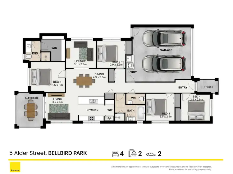 Floorplan of Homely house listing, 5 Alder Street, Bellbird Park QLD 4300