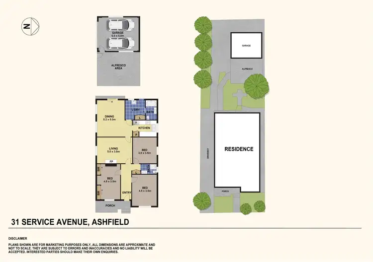 Floorplan of Homely house listing, 31 Service Avenue, Ashfield NSW 2131