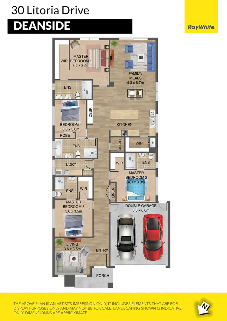 Floorplan of Homely house listing, 37 Litoria Drive, Deanside VIC 3336