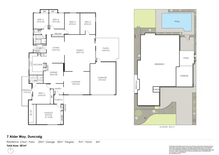 Floorplan of Homely house listing, 7 Alder Way, Duncraig WA 6023