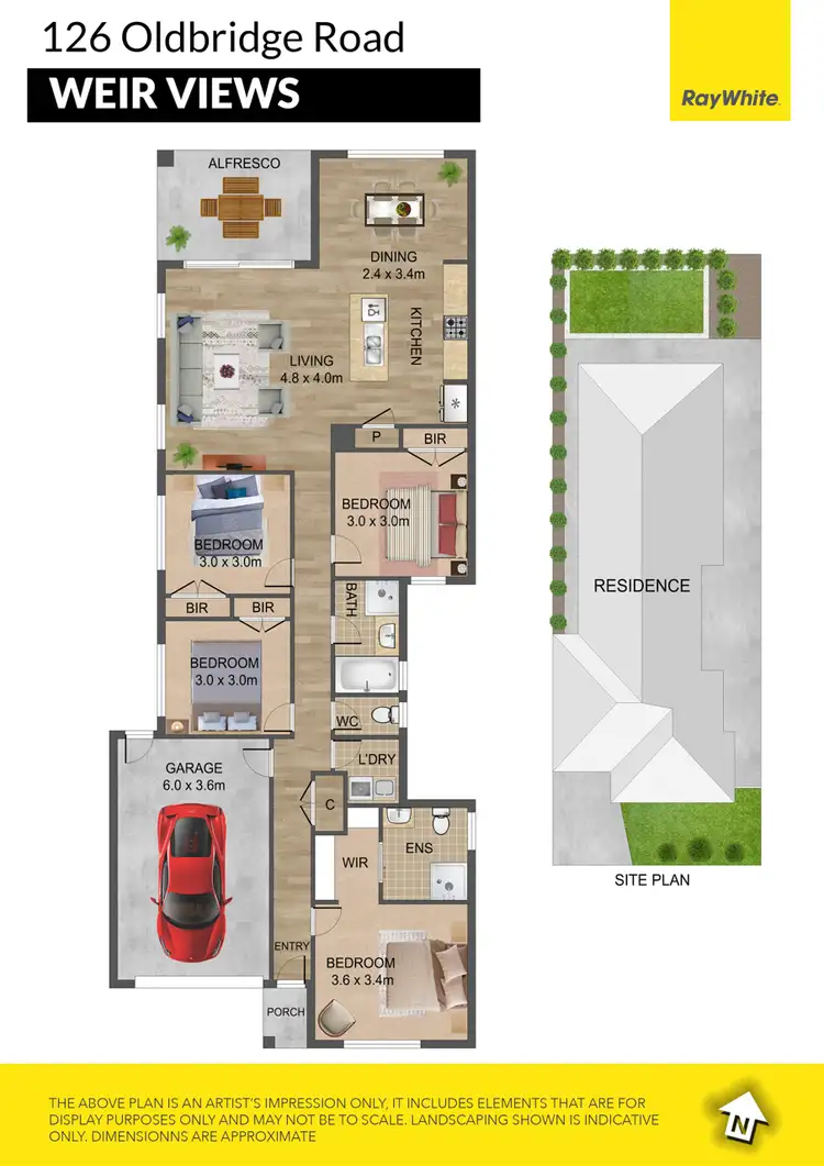 Floorplan of Homely house listing, 126 Oldbridge Boulevard, Weir Views VIC 3338