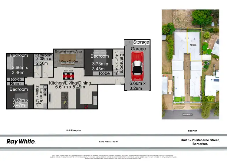 Floorplan of Homely apartment listing, 3/23 Macaree Street, Berserker QLD 4701