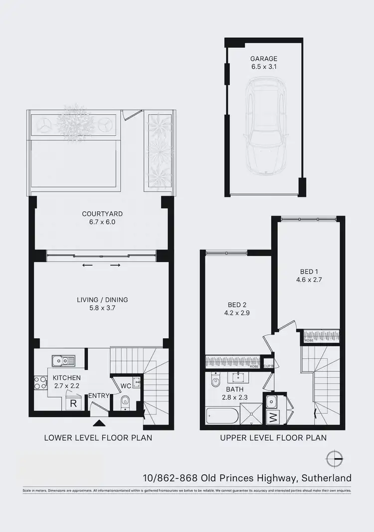 Floorplan of Homely unit listing, 10/862-868 Old Princes Highway, Sutherland NSW 2232