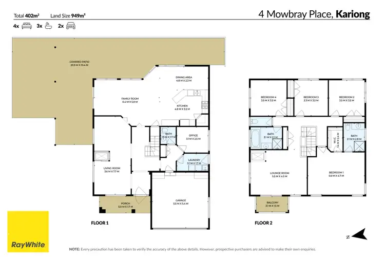 Floorplan of Homely house listing, 4 Mowbray Place, Kariong NSW 2250