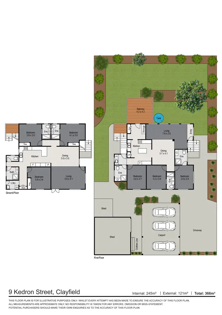 Floorplan of Homely house listing, 9 Kedron Street, Clayfield QLD 4011