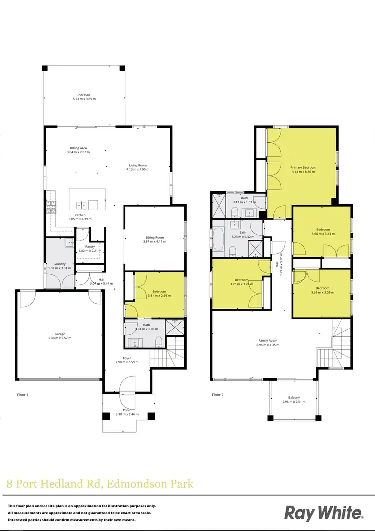 Floorplan of Homely house listing, 8 Port Hedland Road, Edmondson Park NSW 2174
