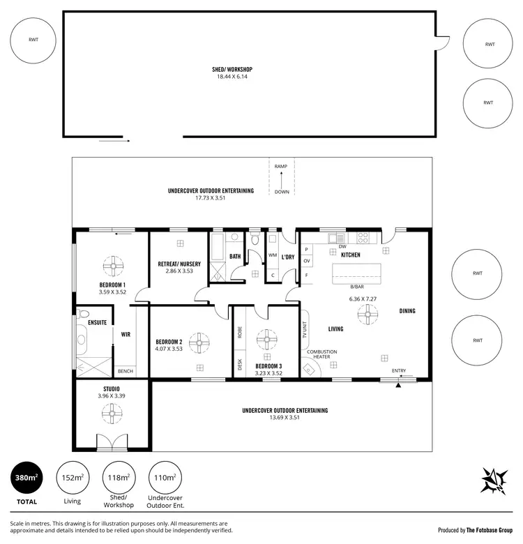 Floorplan of Homely house listing, 615 Anders Road, Monarto SA 5254