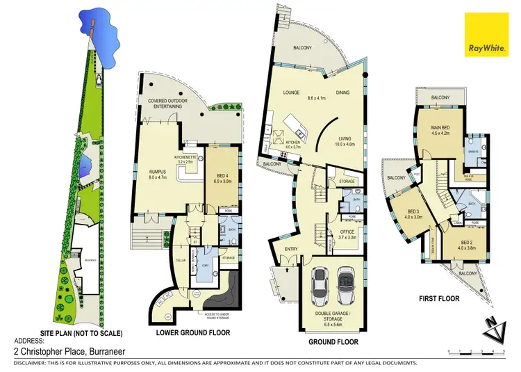 Floorplan of Homely house listing, 2 Christopher Place, Burraneer NSW 2230