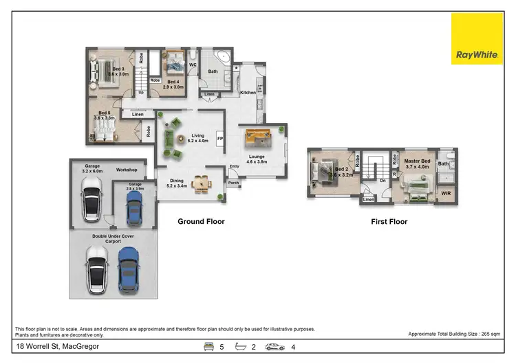 Floorplan of Homely house listing, 18 Worrell Street, Macgregor QLD 4109