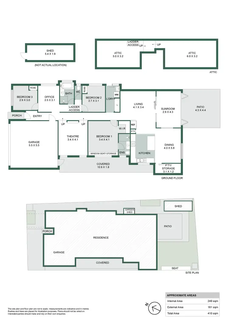 Floorplan of Homely house listing, 36 Coree Lane, Ellenbrook WA 6069