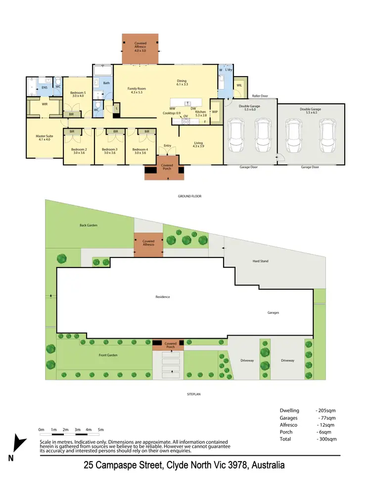 Floorplan of Homely house listing, 25 Campaspe Street, Clyde North VIC 3978