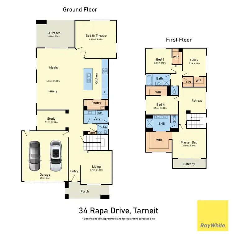 Floorplan of Homely house listing, 34 Rapa Drive, Tarneit VIC 3029
