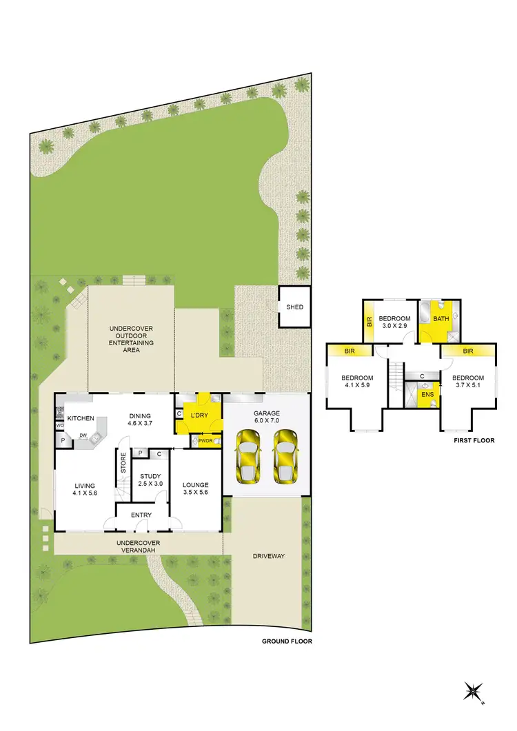 Floorplan of Homely house listing, 14 Bordeaux Drive, Waurn Ponds VIC 3216