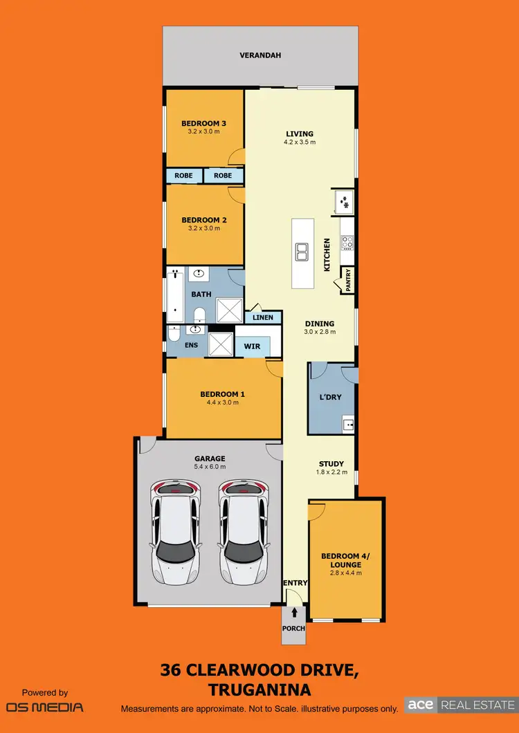 Floorplan of Homely house listing, 36 Clearwood Drive, Truganina VIC 3029