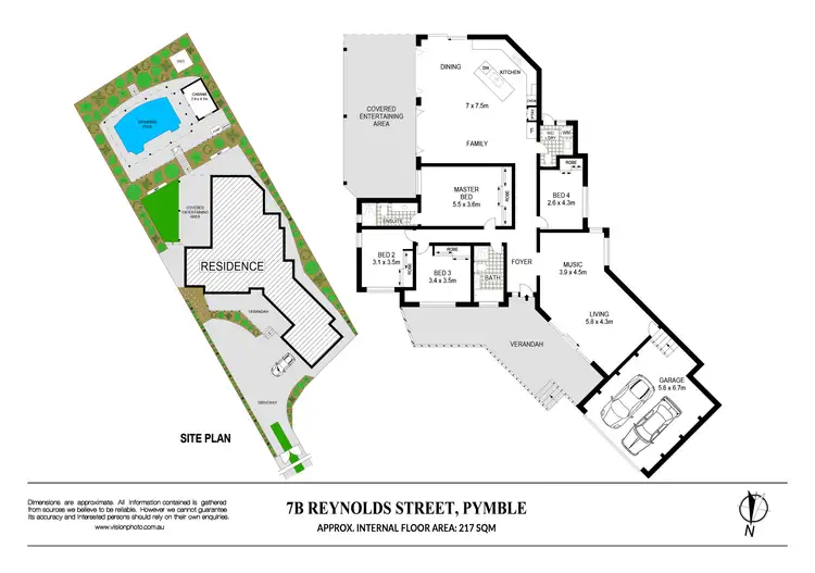 Floorplan of Homely house listing, 7B Reynolds Street, Pymble NSW 2073